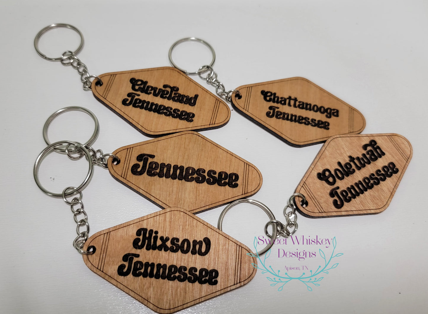 City /State Keychain