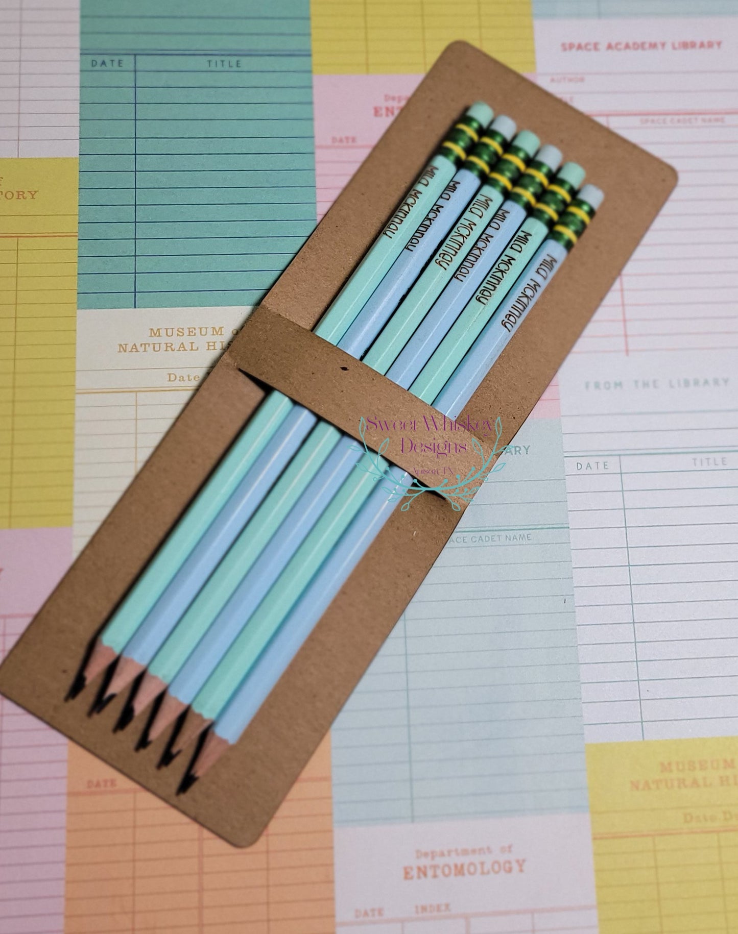 12 Pack Personalized Pencils
