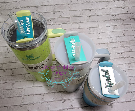 Stanley Mug Tag Topper, 20 oz 30 oz 40 oz Personalized