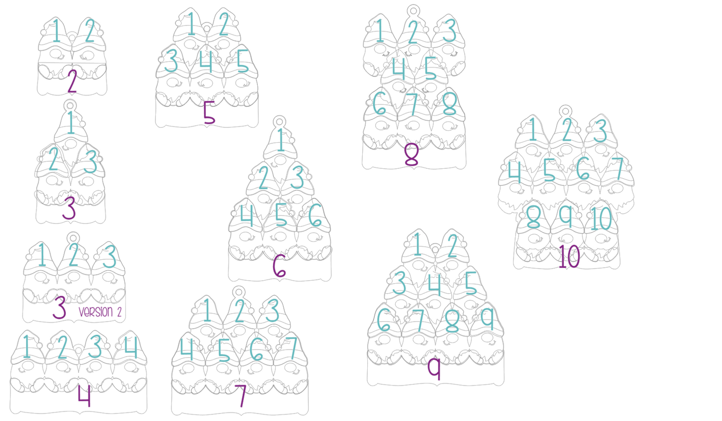 Family Gnome Ornament