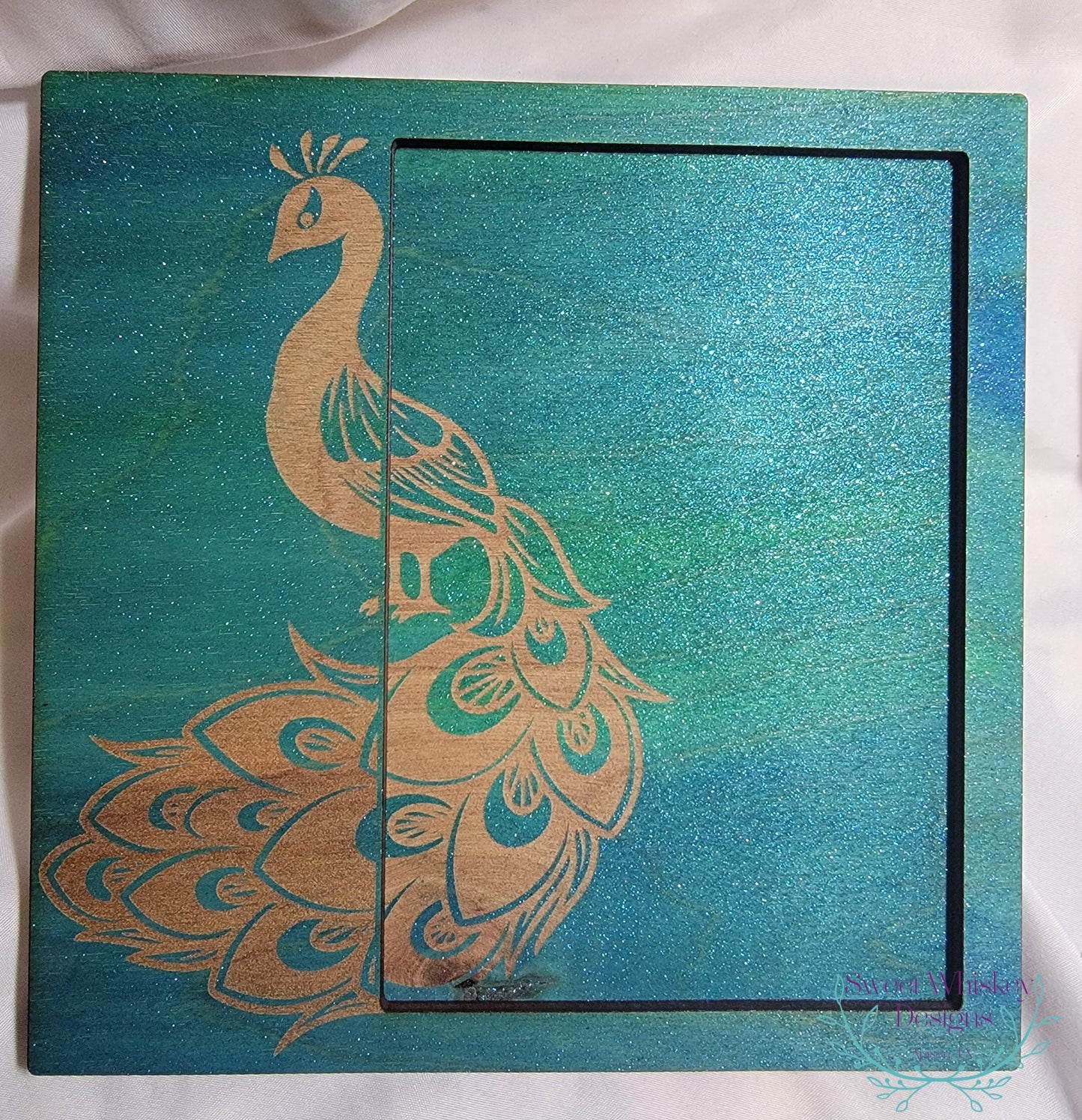 Peacock Sticky Note Holder