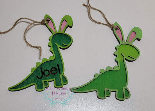Dino-Bunny Basket Tag
