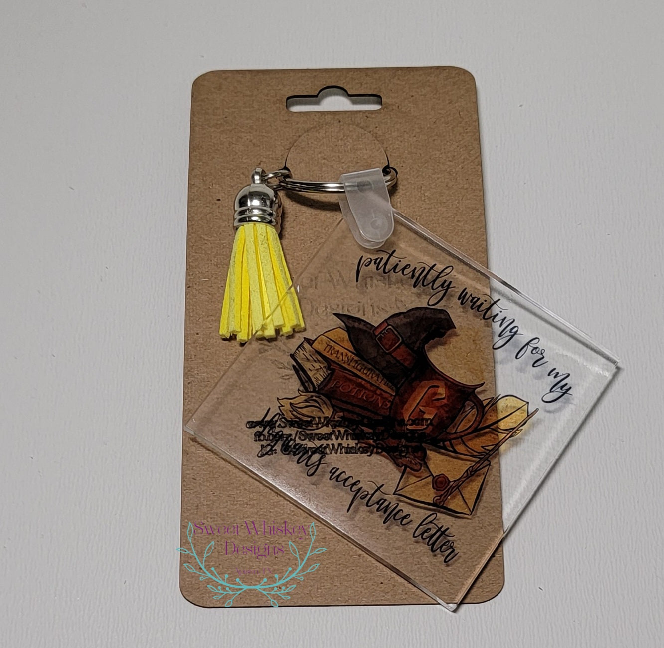 Patiently Waiting on My Letter- Yellow and Black