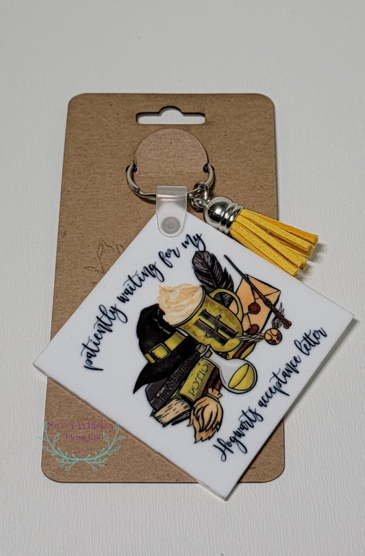 Patiently Waiting on My Letter- Yellow and Black