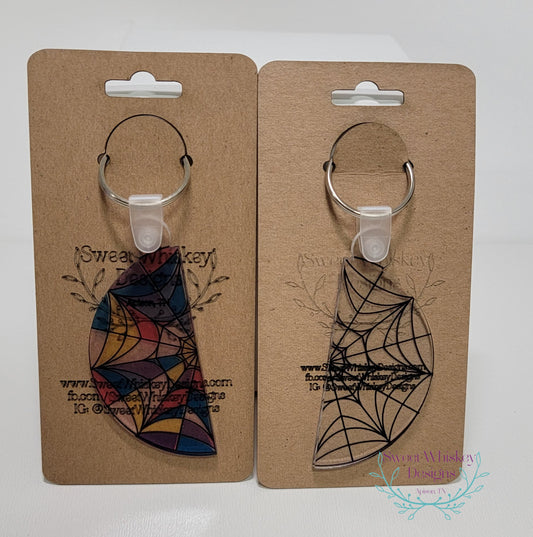 Outcast School Hall Window Besties Keychain set