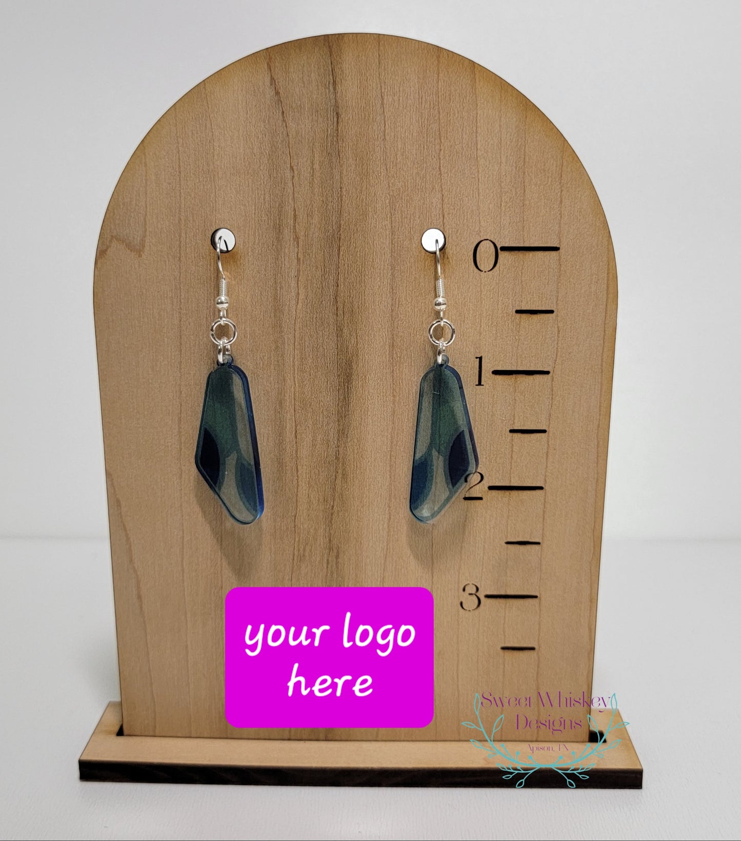 Earring Display- Can add shop logo
