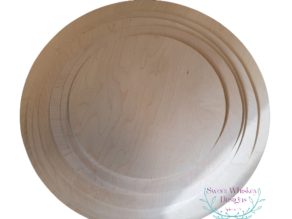 10 inch, 1/4 Birch Rounds