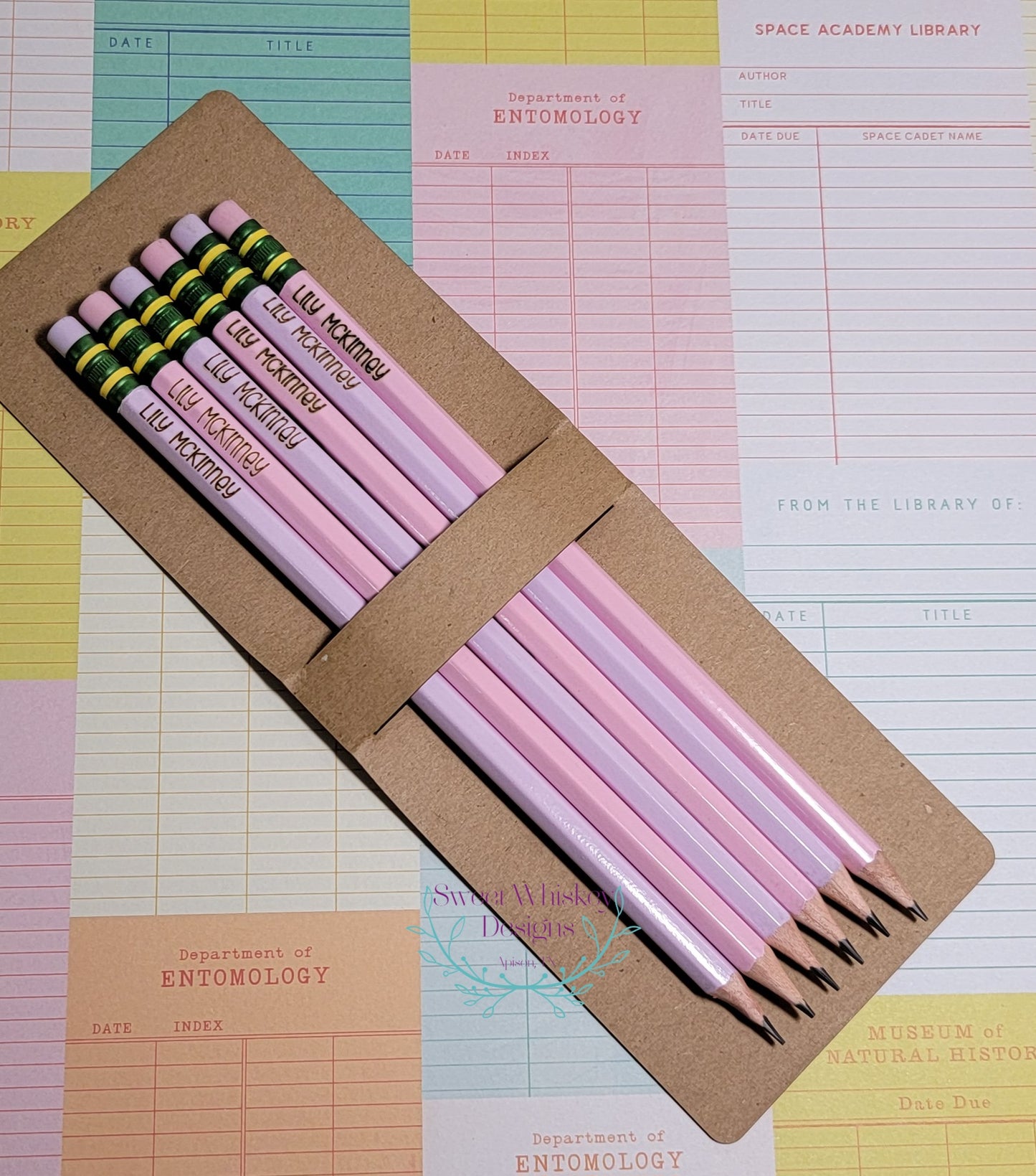 12 Pack Personalized Pencils